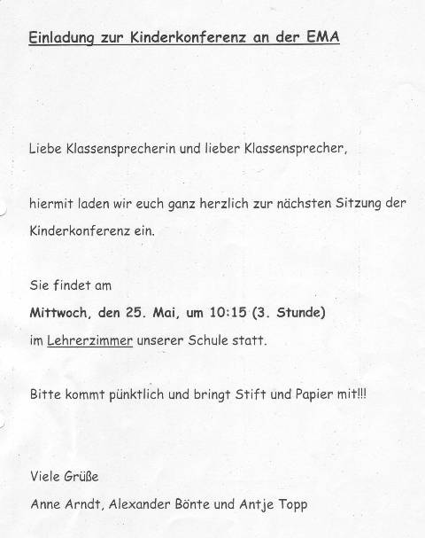 Kinderkonferenz